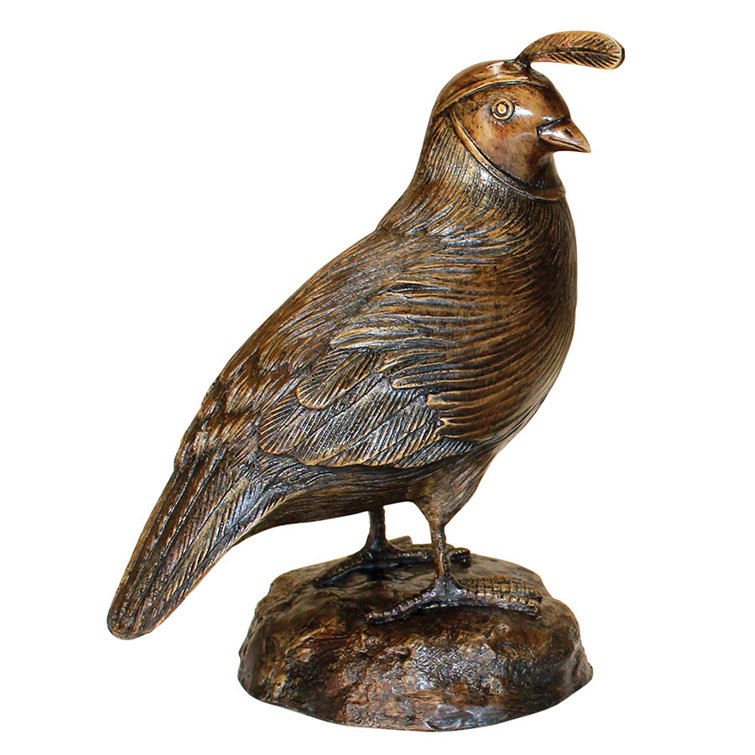Design Toscano Female California Quail Garden Statue Wayfair